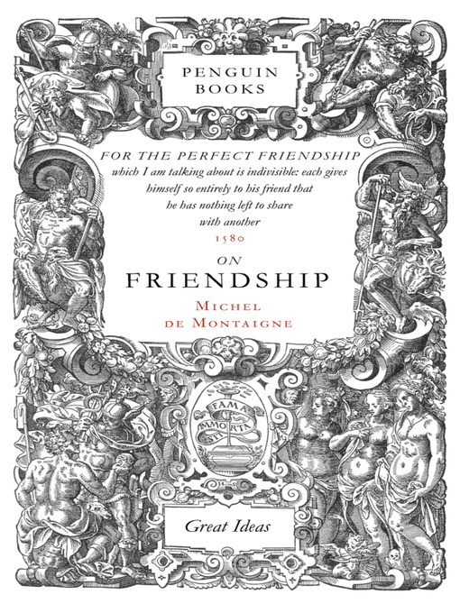 Title details for On Friendship by Michel de Montaigne - Available